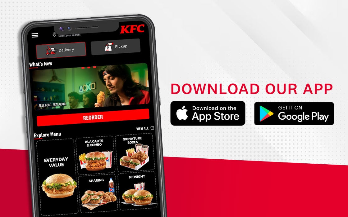 Download KFC app on Play Store